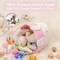 Easter Basket,Easter Baskets for Kids,Girls,Boys,Baby,Toddler,Infant,Cute Easter Gift Basket Empty,Baby First Easter Basket ,Easter Egg Hunt Bunny Baskets 2-Piece 9.05 x 7.08 x 7.08